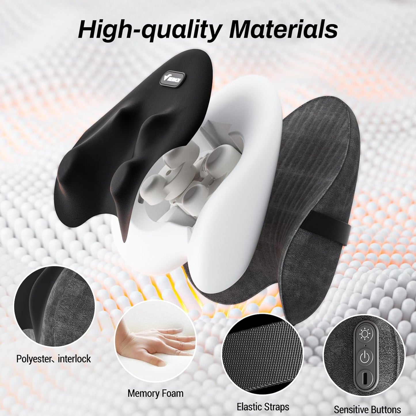 MERACH™️ - Back Massager Pillow with Heat Back Support