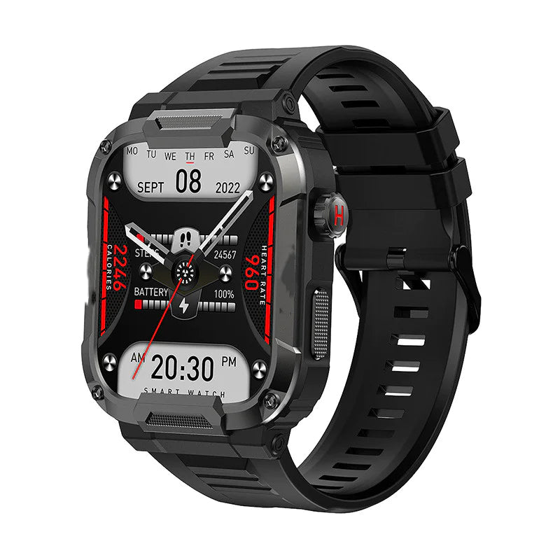 MK66 Smart Watch with Bluetooth Call & Large Battery
